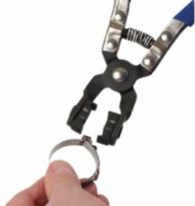 Hose Clamp Pliers Angled, Swivel Jaws